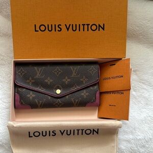 Louis Vuitton Monogram Retiro Portefeiulle Sarah Long Bifold Wallet